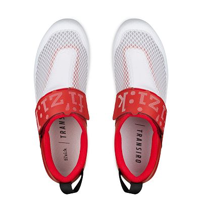 Превью  Велоботинки для триатлона FIZIK Transiro Hydra White/Metallic Red